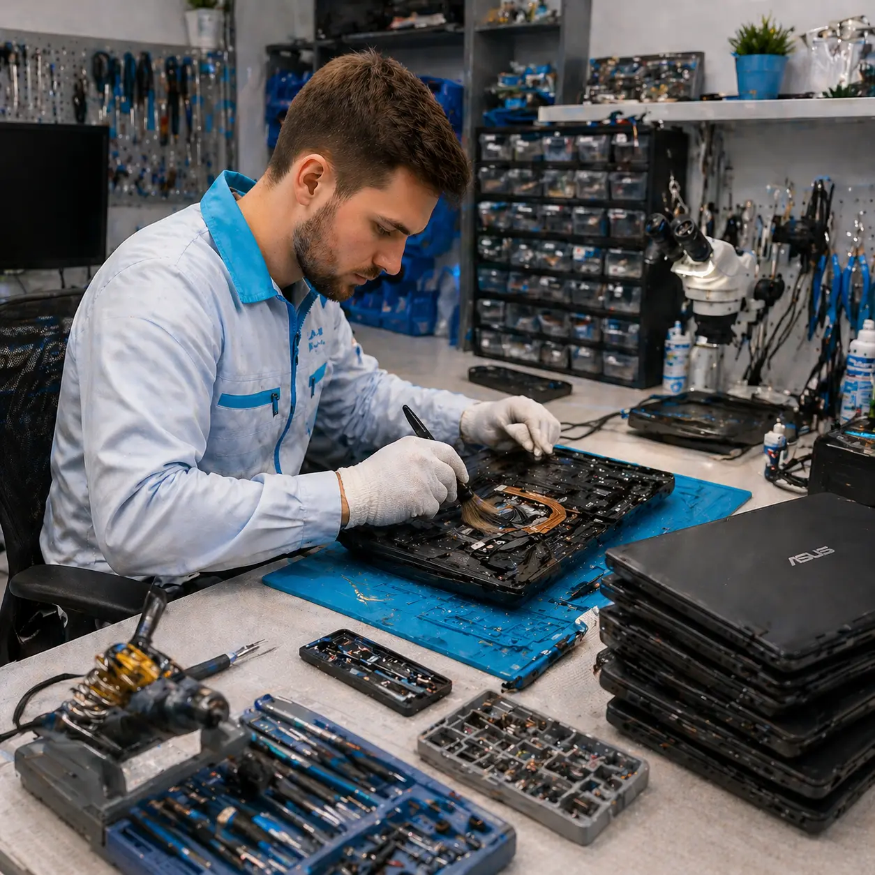 чистка ноутбука Asus в Орехово-Зуево