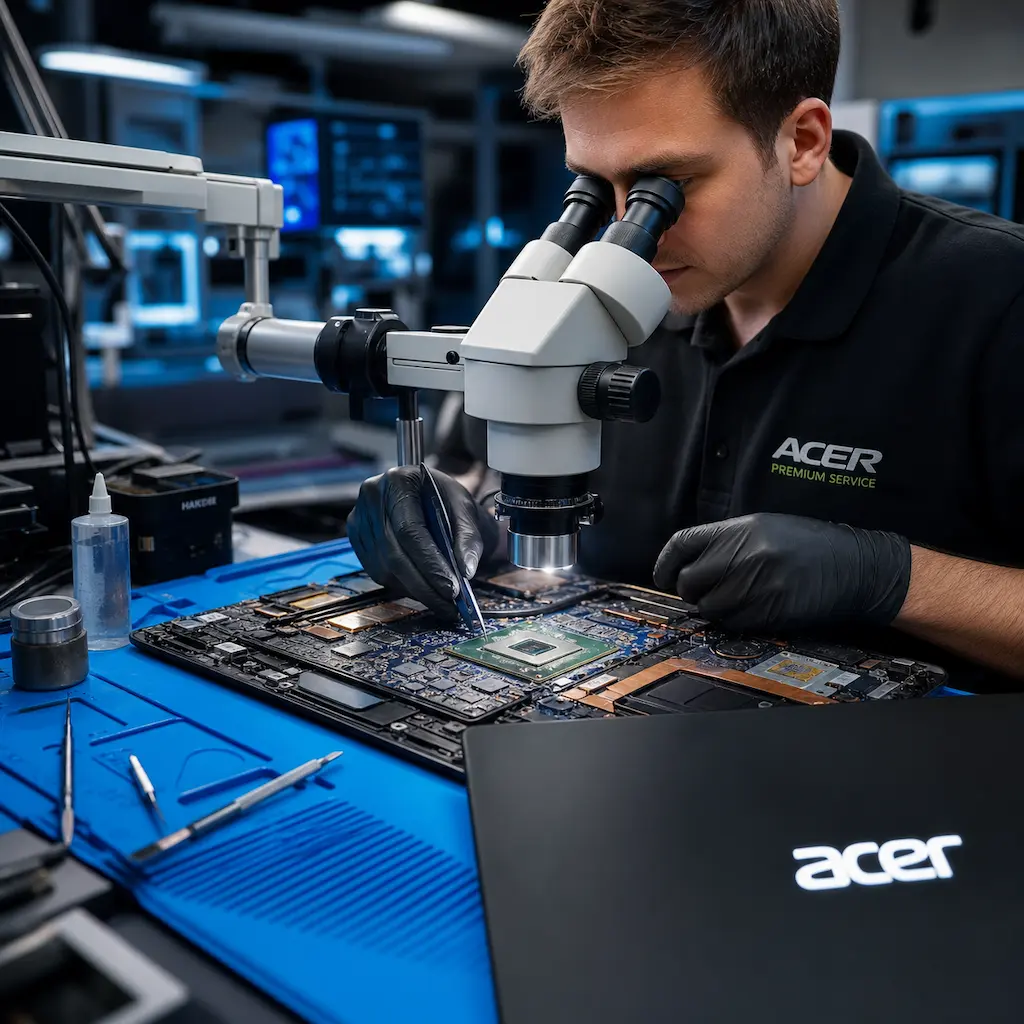 Замена видеокарты ноутбука Acer в Орехово-Зуево
