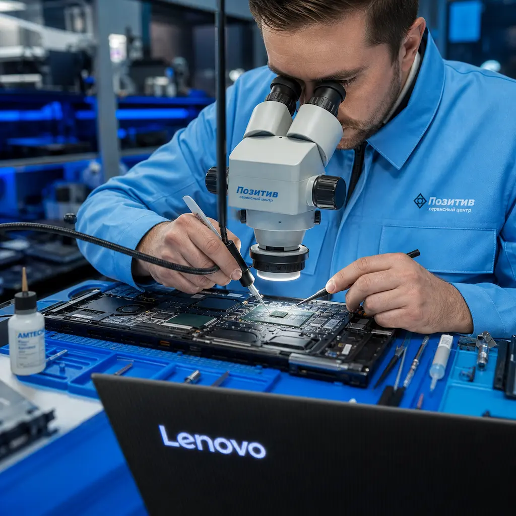 Замена видеокарты ноутбука Lenovo в Орехово-Зуево