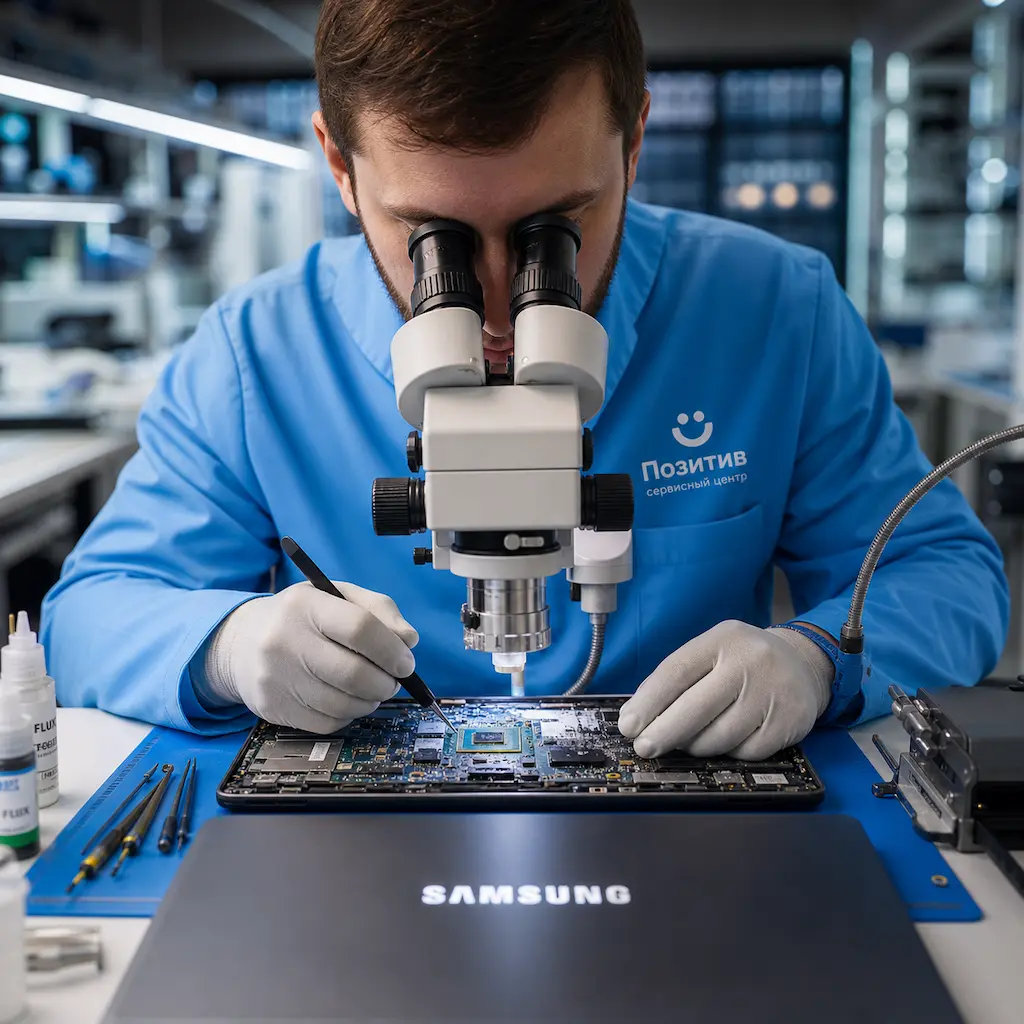 Замена видеокарты ноутбука Samsung в Орехово-Зуево