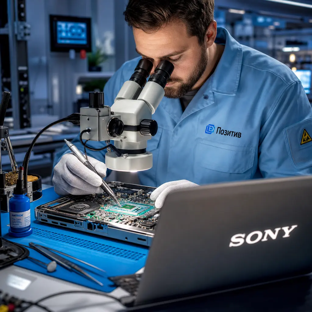 Замена видеокарты ноутбука Sony в Орехово-Зуево
