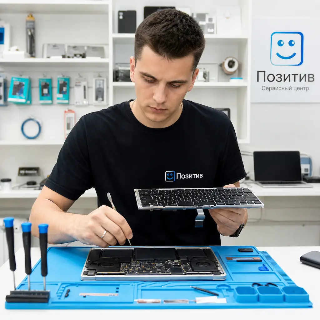заменить клавиатуру на Apple Macbook в Орехово-Зуево