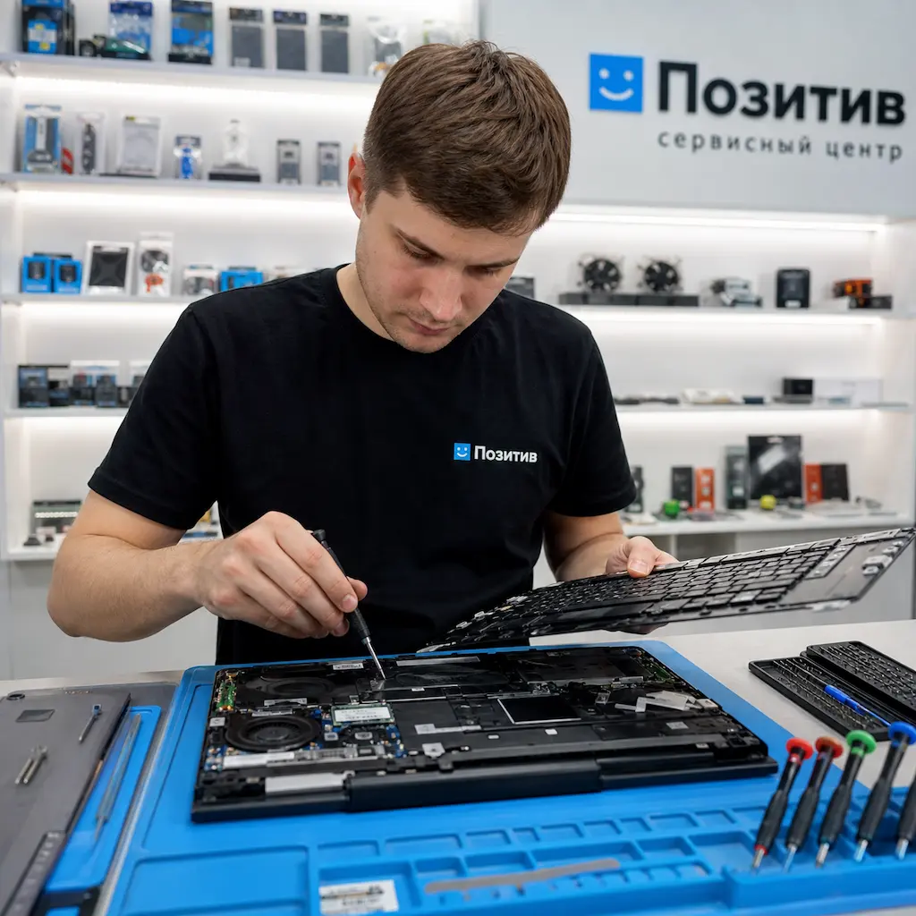 заменить клавиатуру на ноутбуке Samsung в Орехово-Зуево