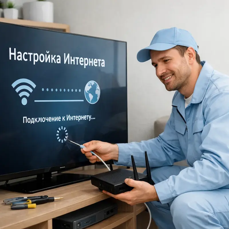 Настройка интернета на ТВ в Орехово-Зуево