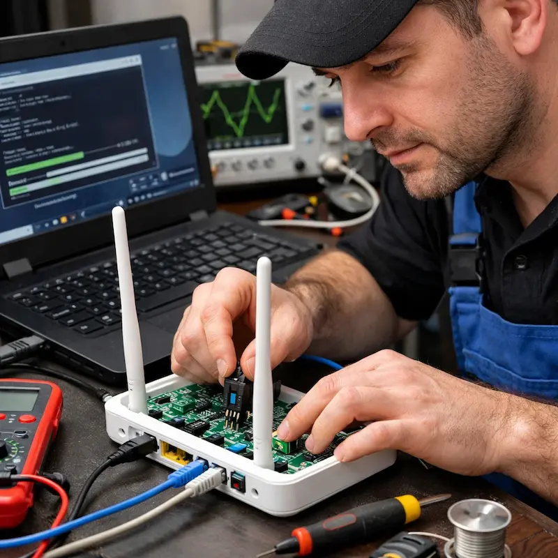 Перепрошивка WiFi роутера в Орехово-Зуево