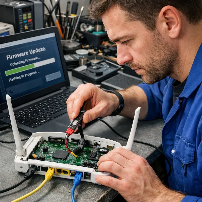 Обновление прошивки роутера в Орехово-Зуево