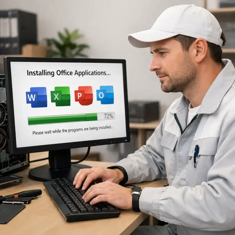 установка офисных программ на компьютер в Орехово-Зуево