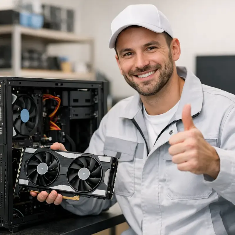 установка видеокарты на ПК в Орехово-Зуево