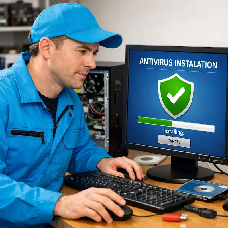 Установка антивируса на ноутбук в Орехово-Зуево