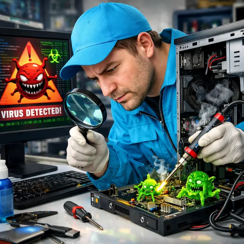 Вылечить компьютерный вирус в Орехово-Зуево