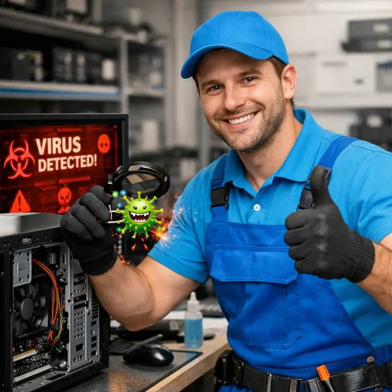 Удаление вирусов с компьютера в Орехово-Зуево