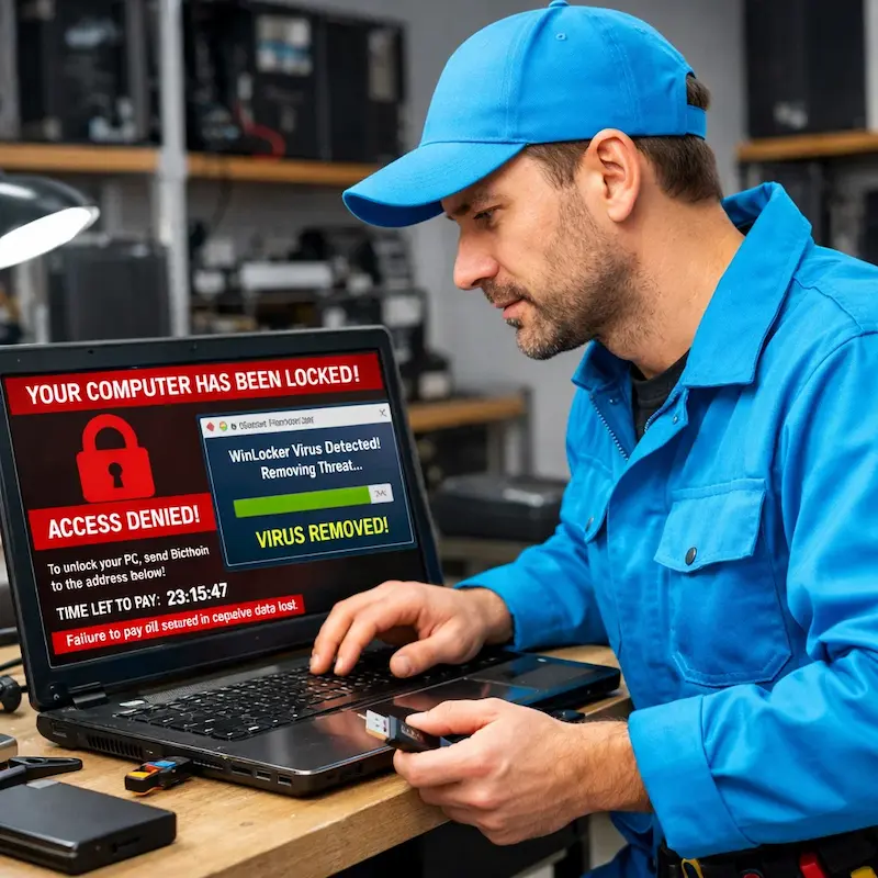 Поможем разблокировать компьютер и ноутбук в Орехово-Зуево